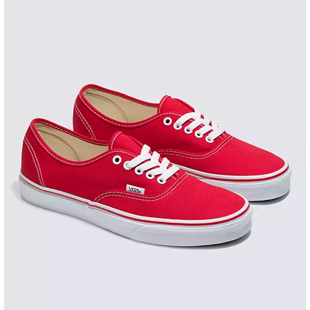 Vans Authentic Shoe Red - Men’s 9.5 / Women’s 11
